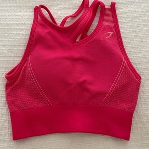 Gymshark Ultra Seamless Sports Bra in pink